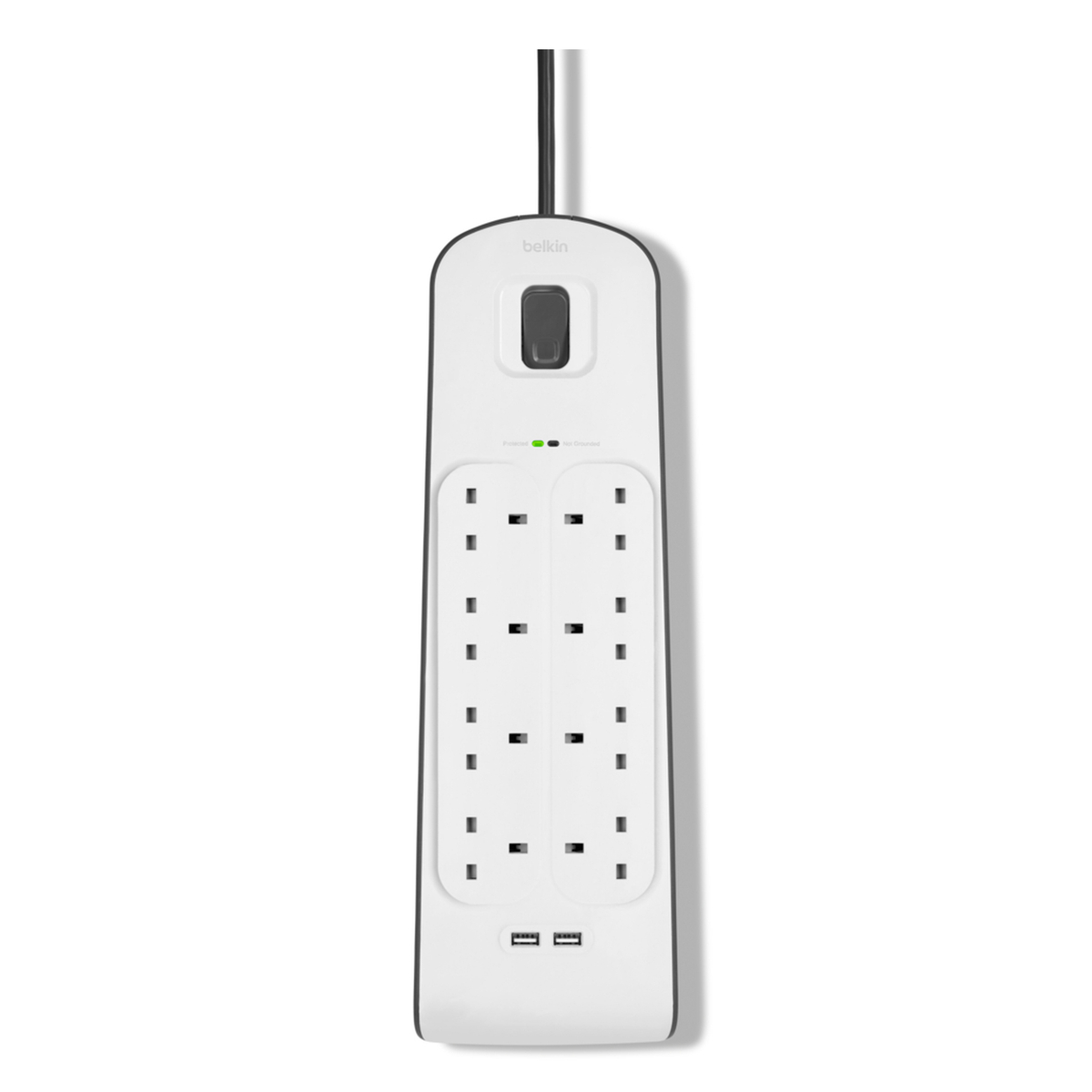 Surge Protector 8Way + USB 2M