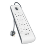 Surge Protector 8Way + USB 2M