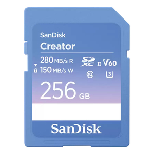 Sandisk, Creator Card (SD UHS-II) 256GB