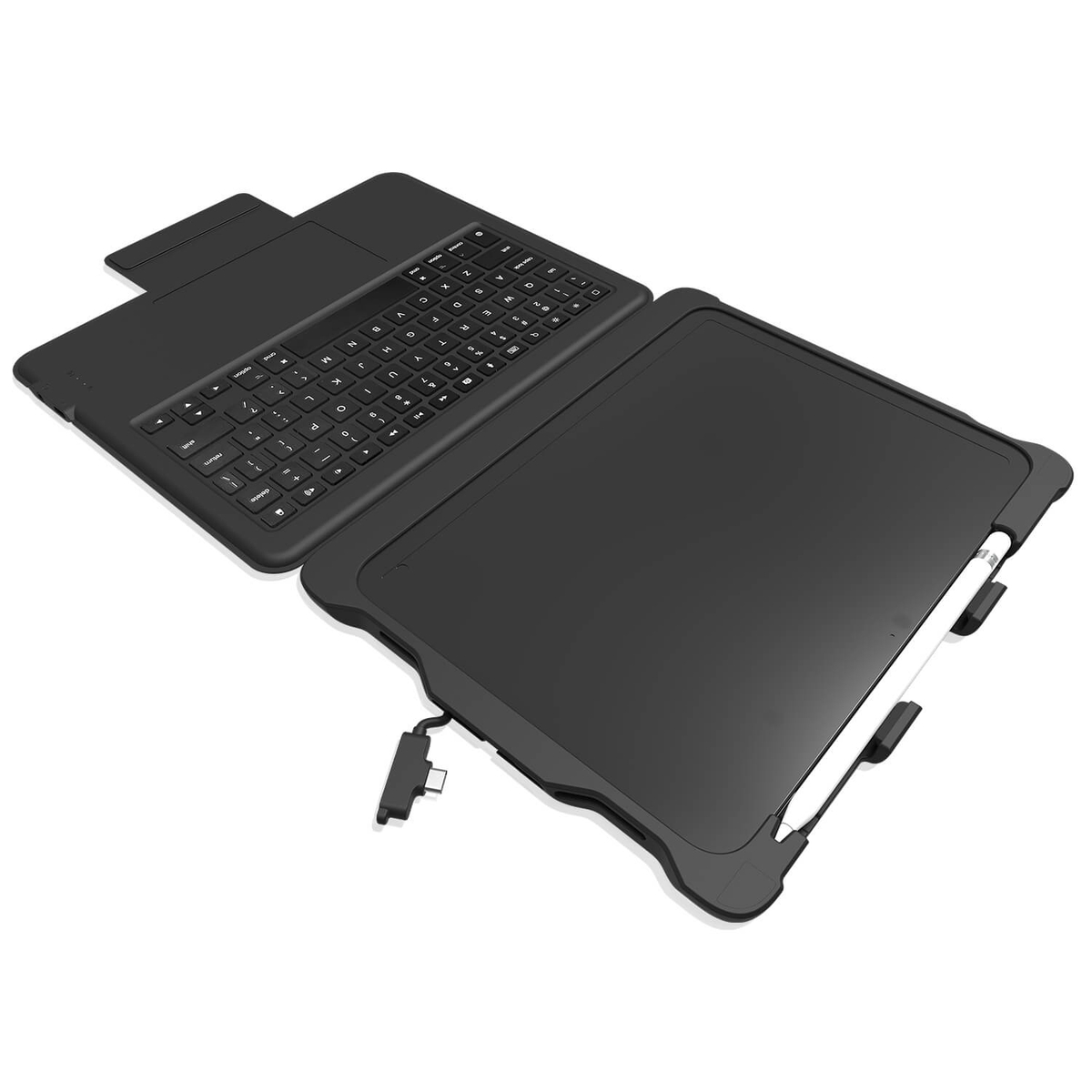 Dux Keyboard Trackpad iPad 10th USBC Blk