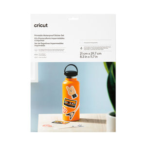 Cricut, Sticker Set Waterproof A4 6 Transparent