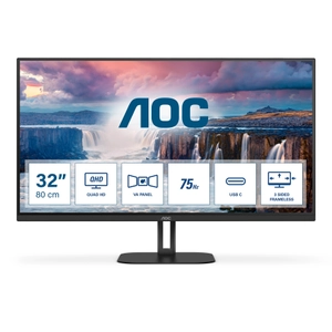 AOC, 31.5 VA 2560x1440 75Hz HDMI