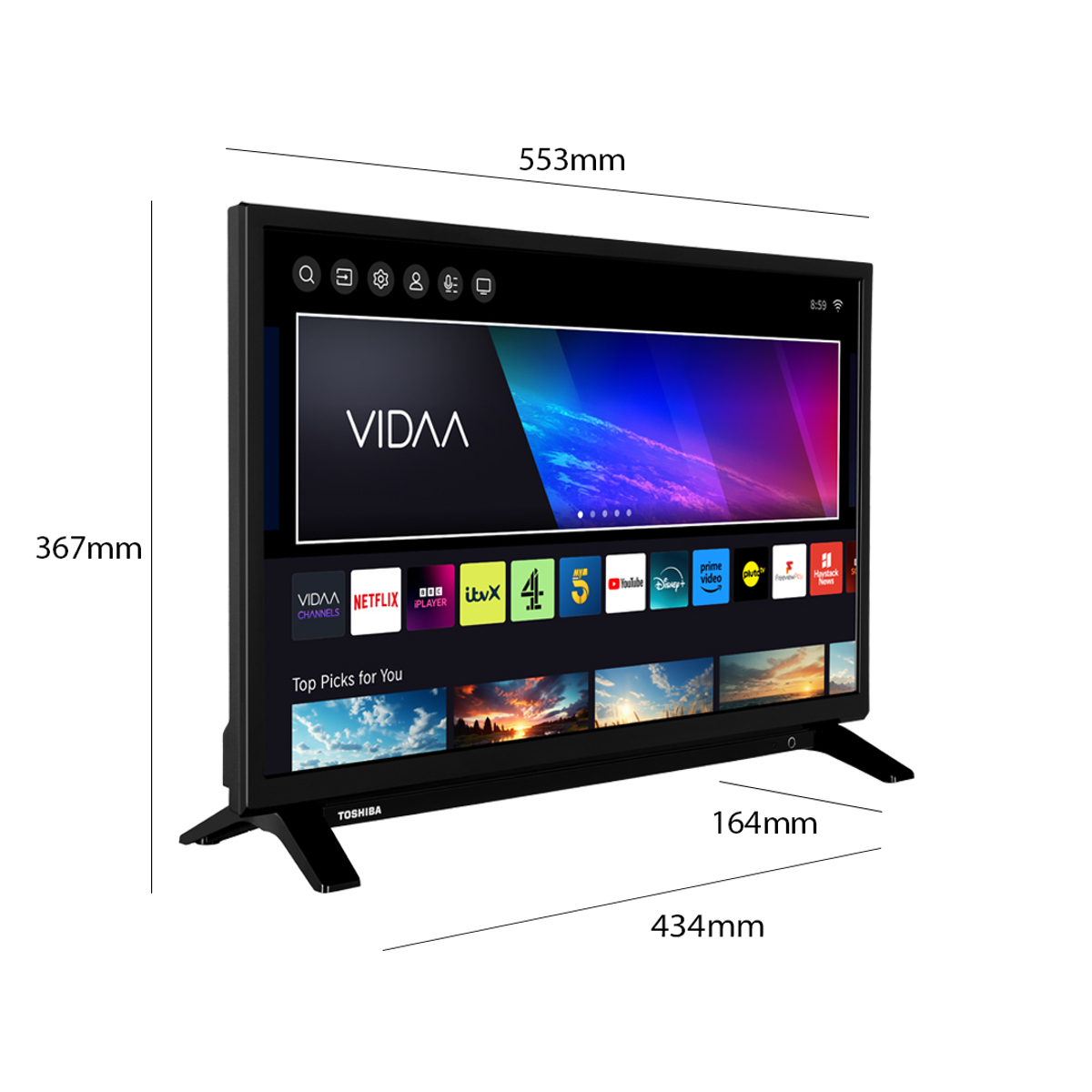 24 Inch HD Smart TV