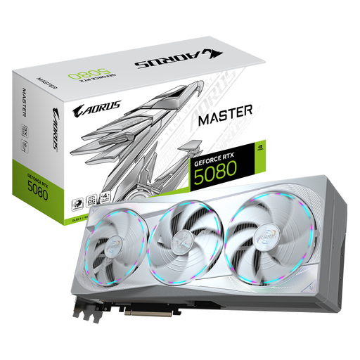 GPU NV 5080 AORUS MASTER ICE 16G Fan
