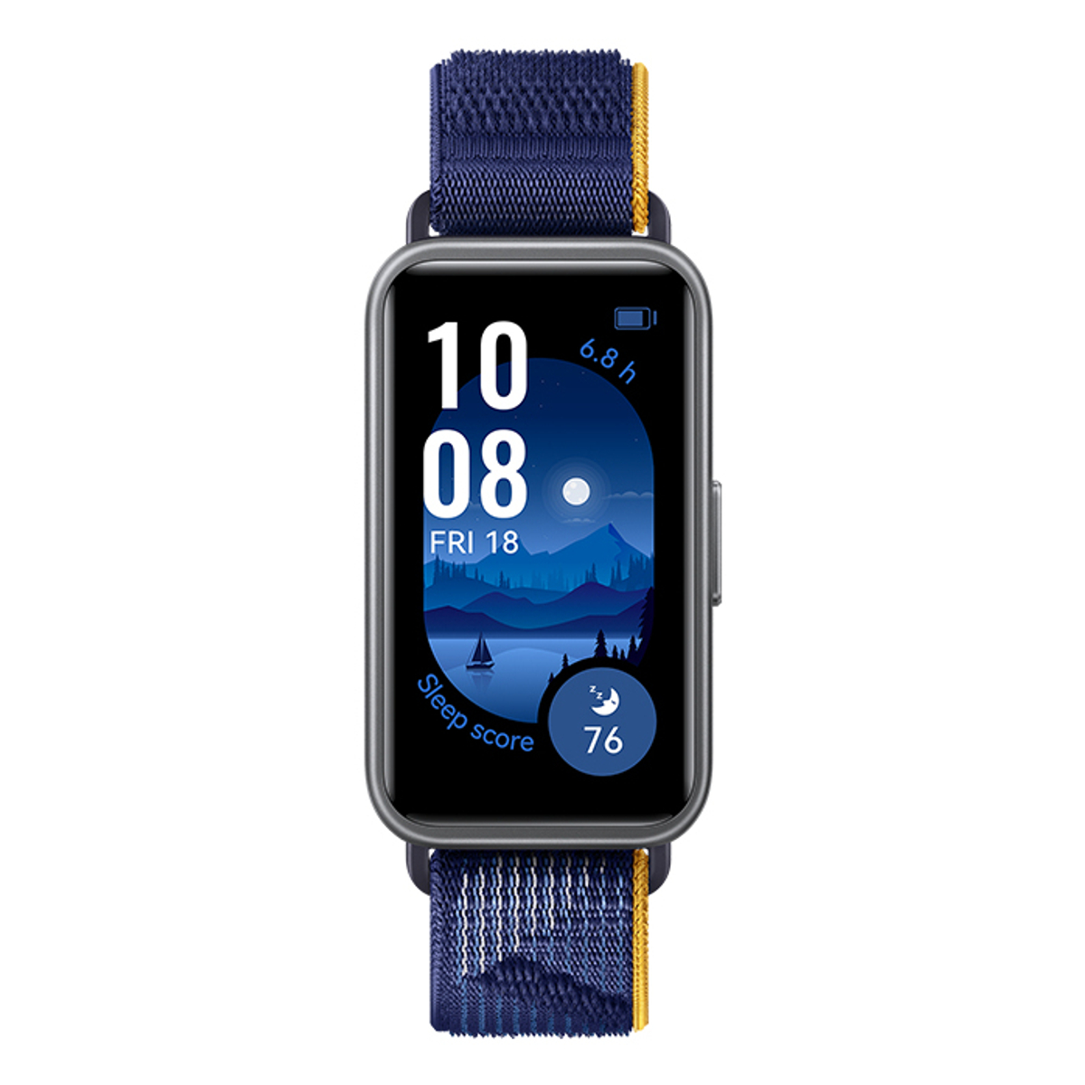Band 9 - Dark Gray Body+Blue Strap