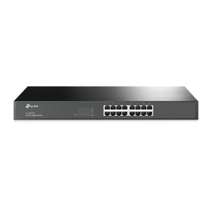 TP-Link, 16-Port Gb Switch 1U 19 Rack Steel Ca