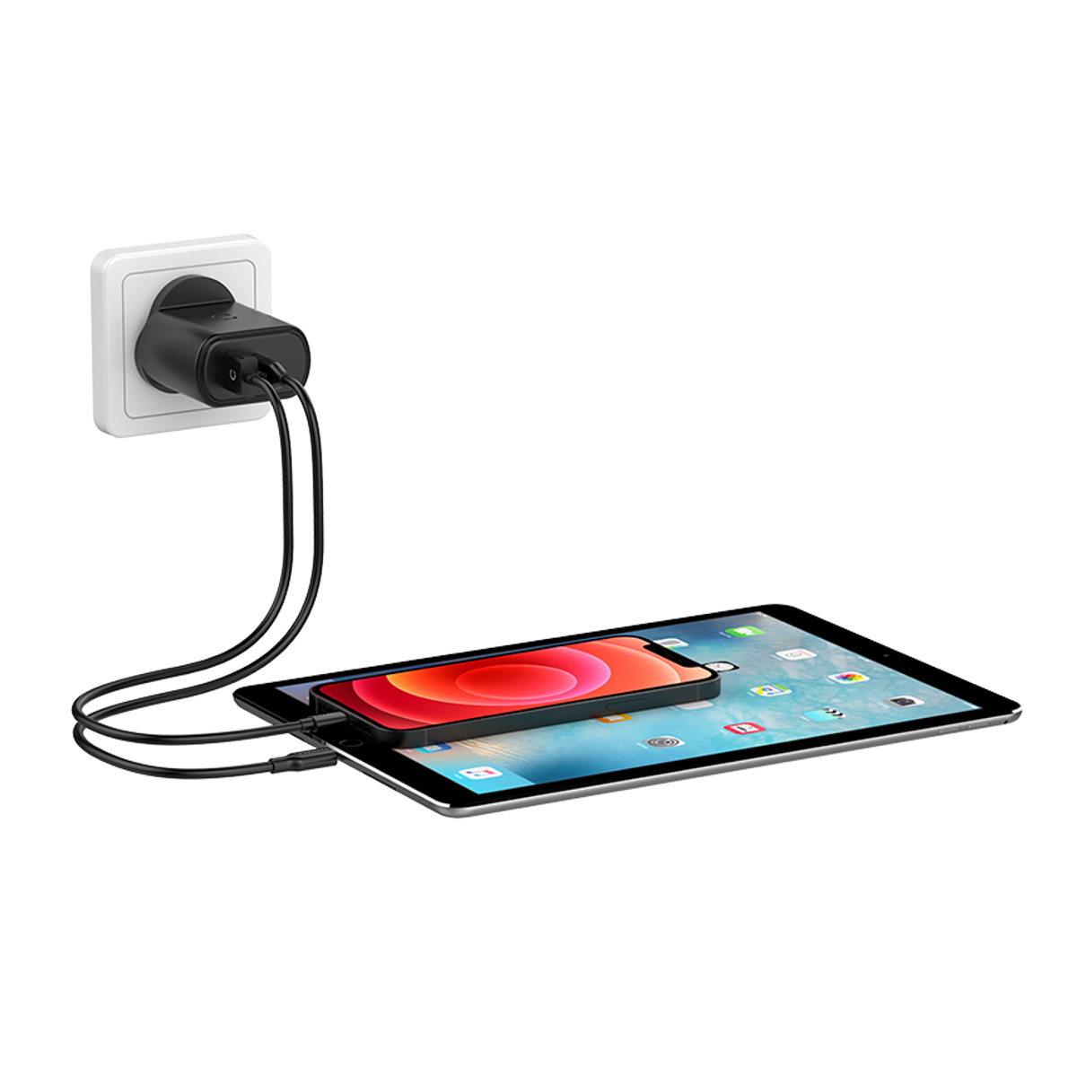 PowerPlus 32W USB-C Wall Charger DualBlk