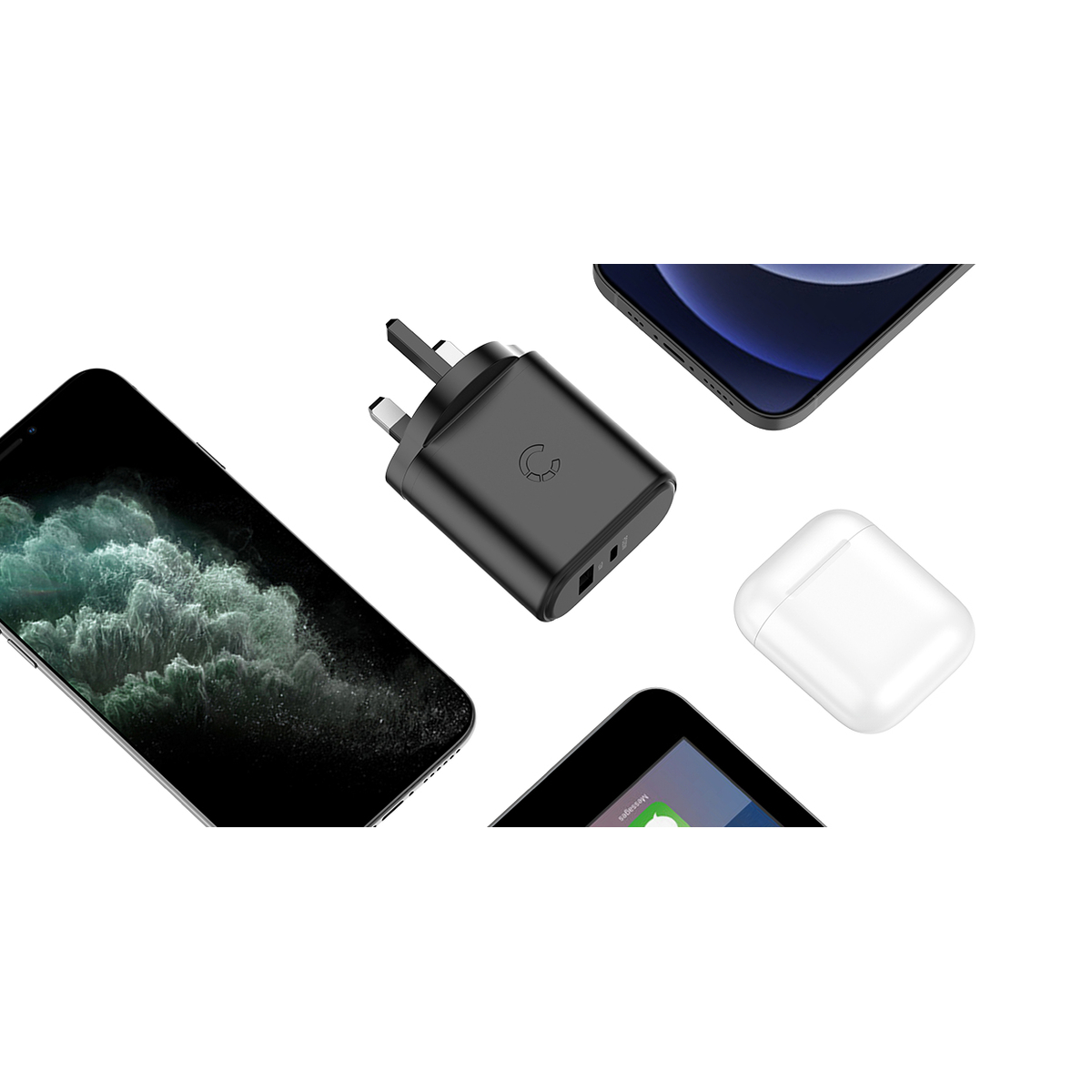 PowerPlus 32W USB-C Wall Charger DualBlk