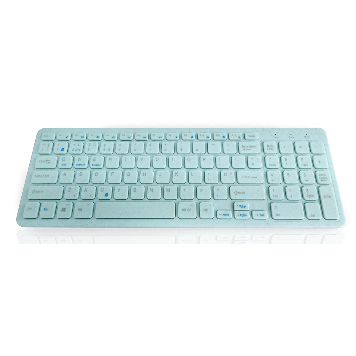 Blue Wheatgrass RF & Bluetooth Keyboard