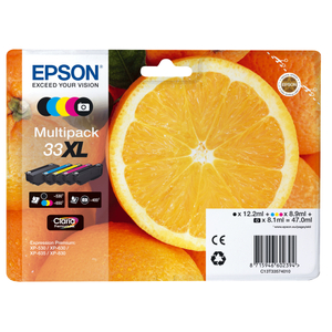 Epson, 33XL Black Colour Ink Multi
