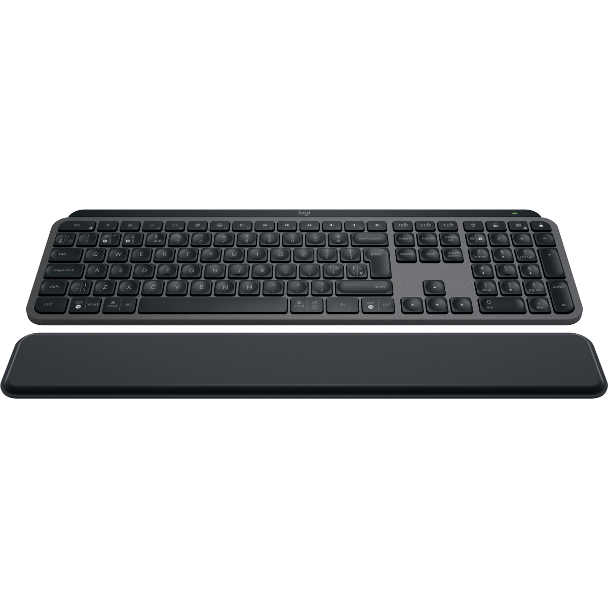 MX Keys S Graphite UK - BT Plus Palmrest