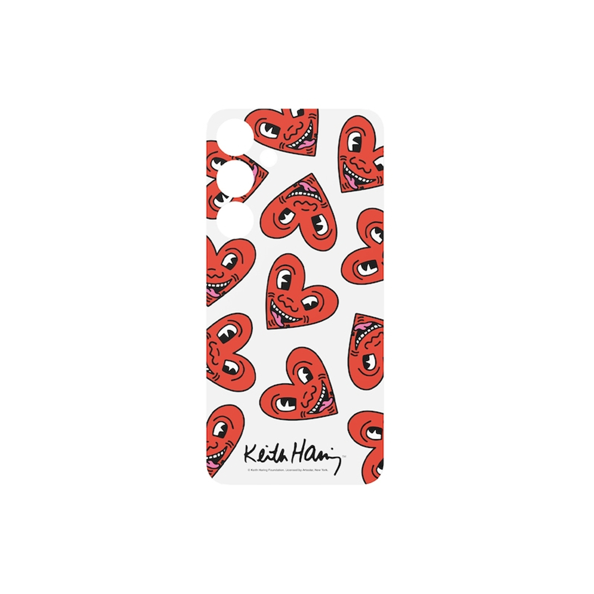 S24+ Keith Haring Heart PlateRed