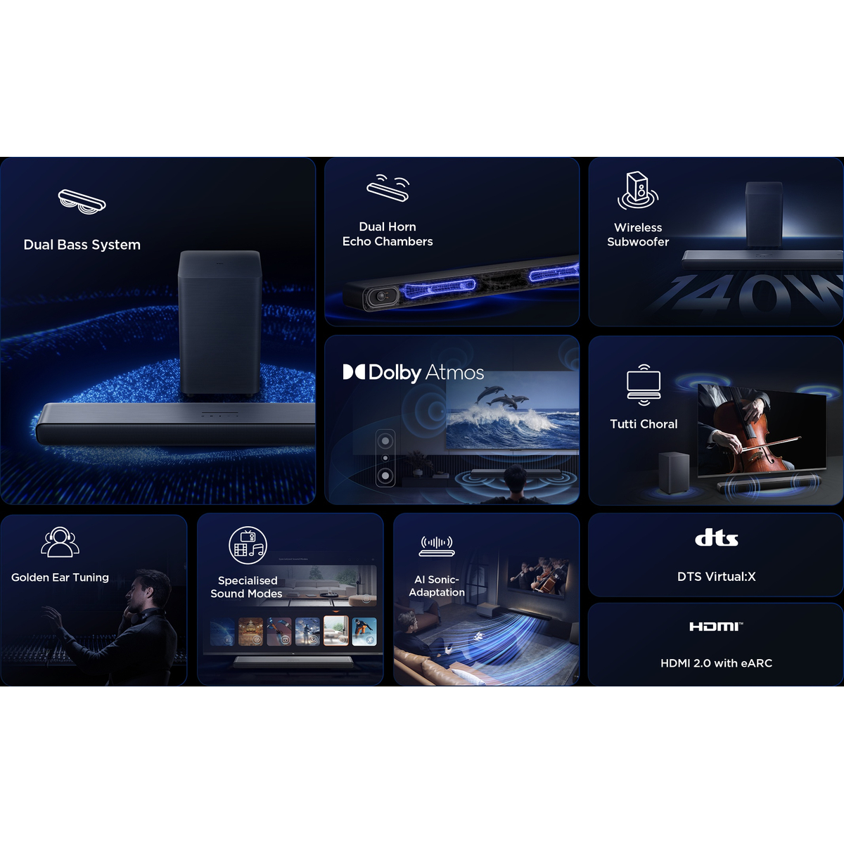 Dolby Atmos S55 Series Range