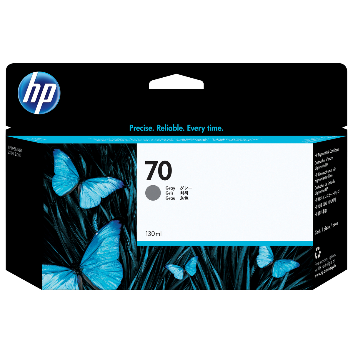 No 70 Grey Ink Cartridge 130ml - C9450A