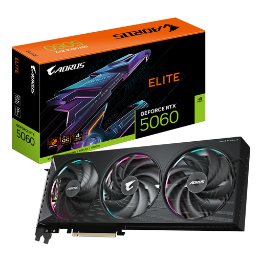 GPU NV 5060 AORUS ELITE 8GB Fan