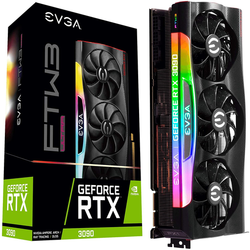 GPU NV 3090 FTW3 Ult Gam 24G GDDR6X Fan