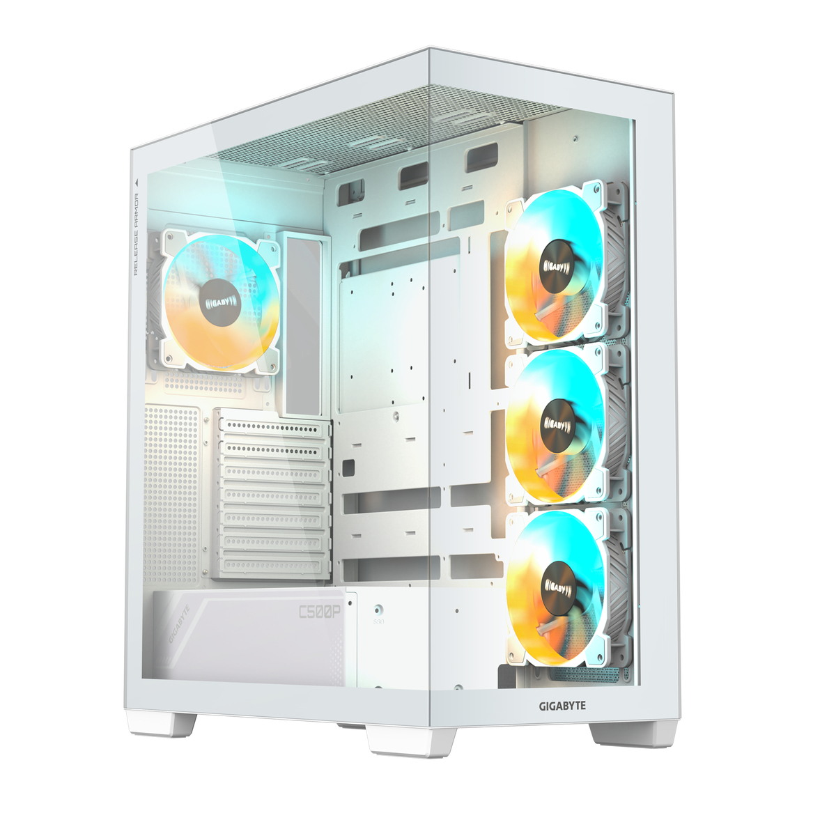 CASE ATX C500PI ST WHITE