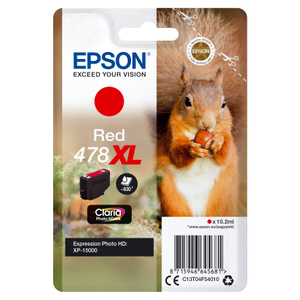 Epson, 478XL Red High Yield Ink Cartridge 10ml