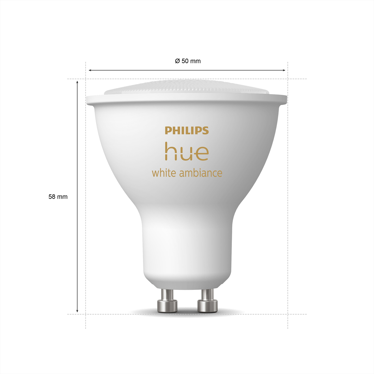 HB - Philips Hue WCA 4.3W GU10 6Pack