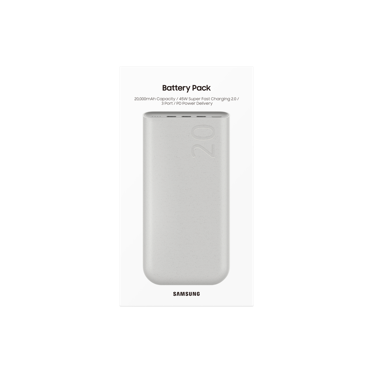 20K mAh Battery Pack (45W Super Fast)
