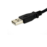 2 ft Panel Mount USB Cable A to A - F/M