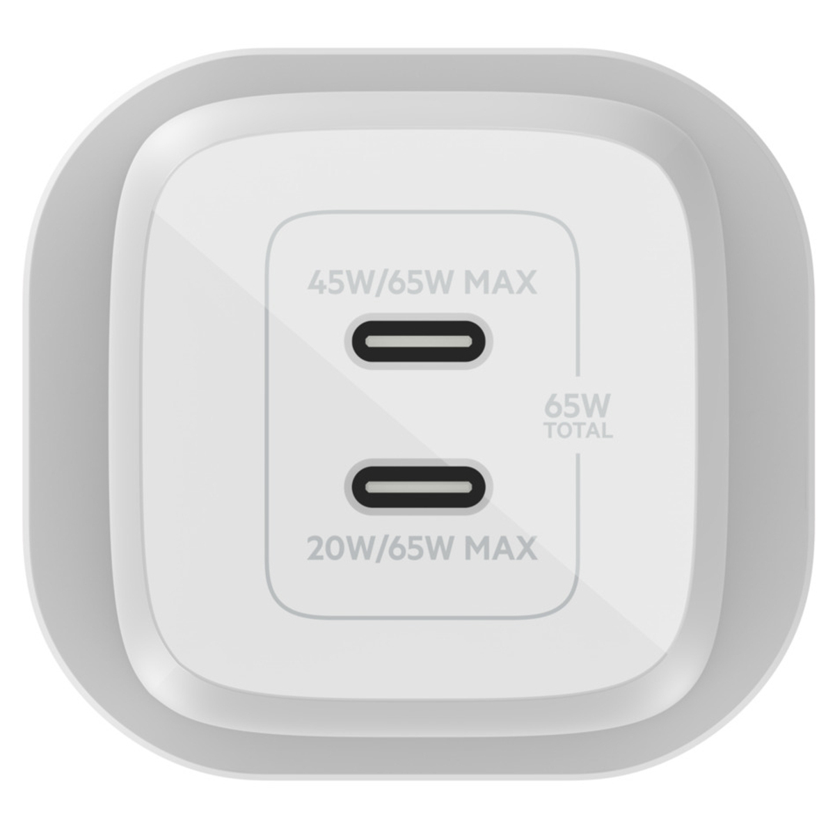 PD PPS Dual USB-C GaN Charger - Uni