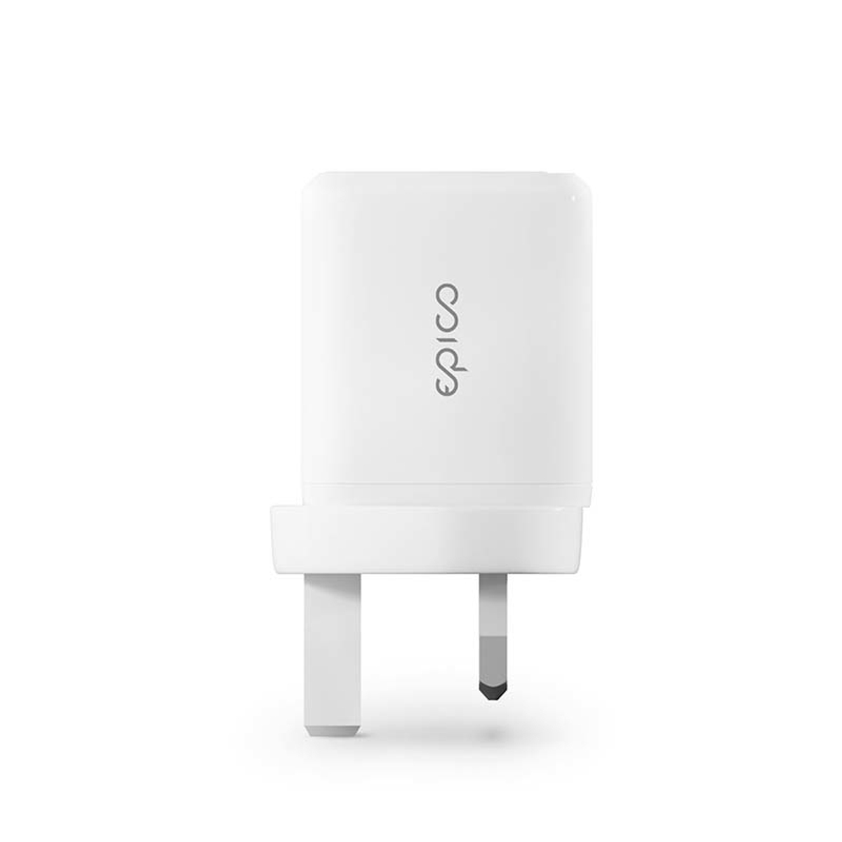 45w Dual USB-C UK Plug - White