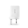 45w Dual USB-C UK Plug - White