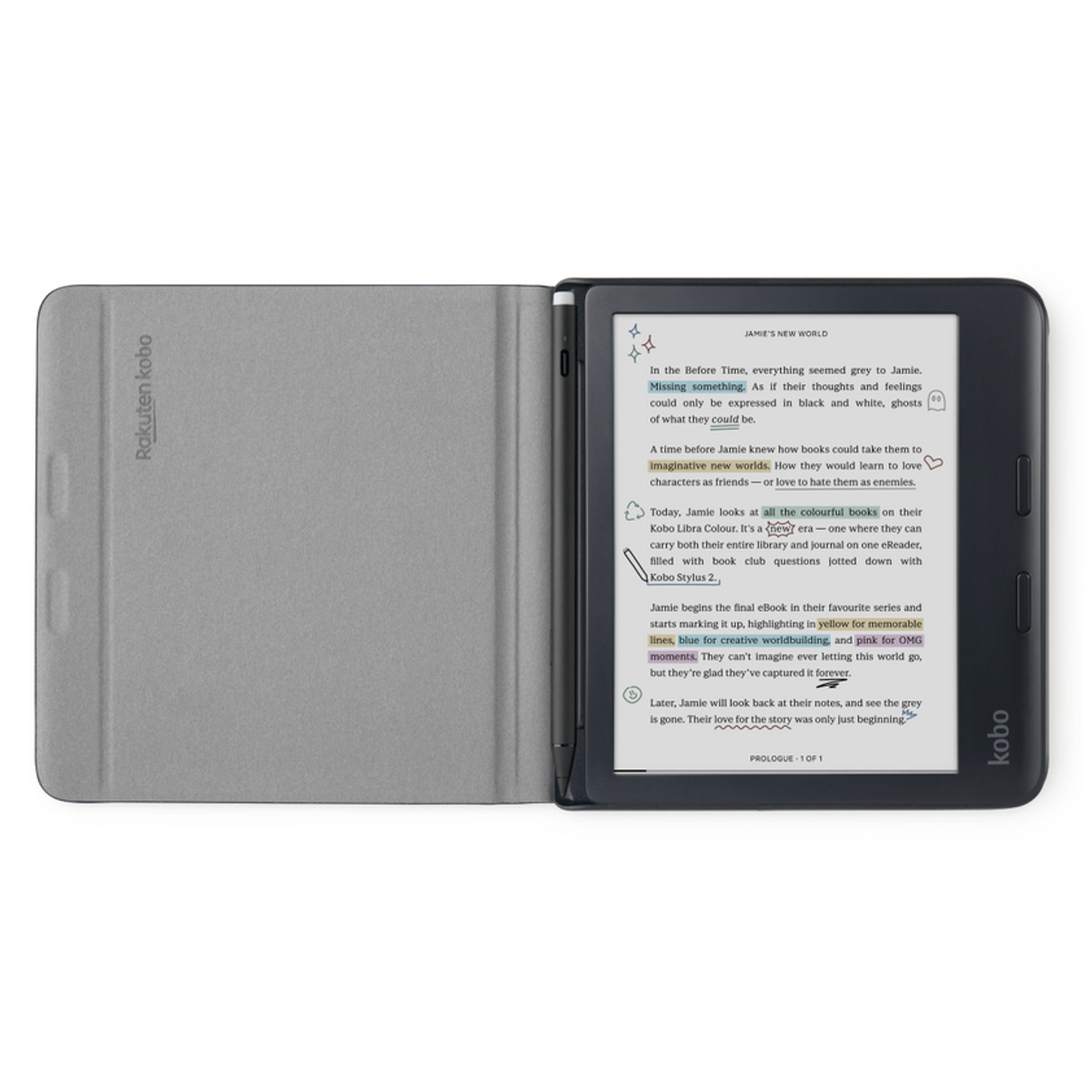 Libra Colour Black Notebook sleep Case