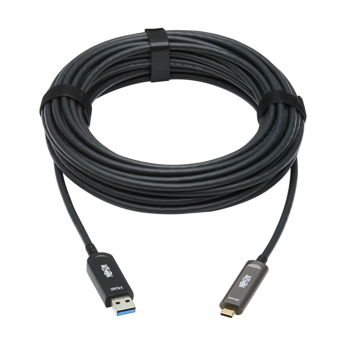 USB-A To USB-C AOC Cable (M/M) BLK 10 m