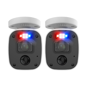 EUK - 4K Bullet Enforcer CCTV Cam-2pk