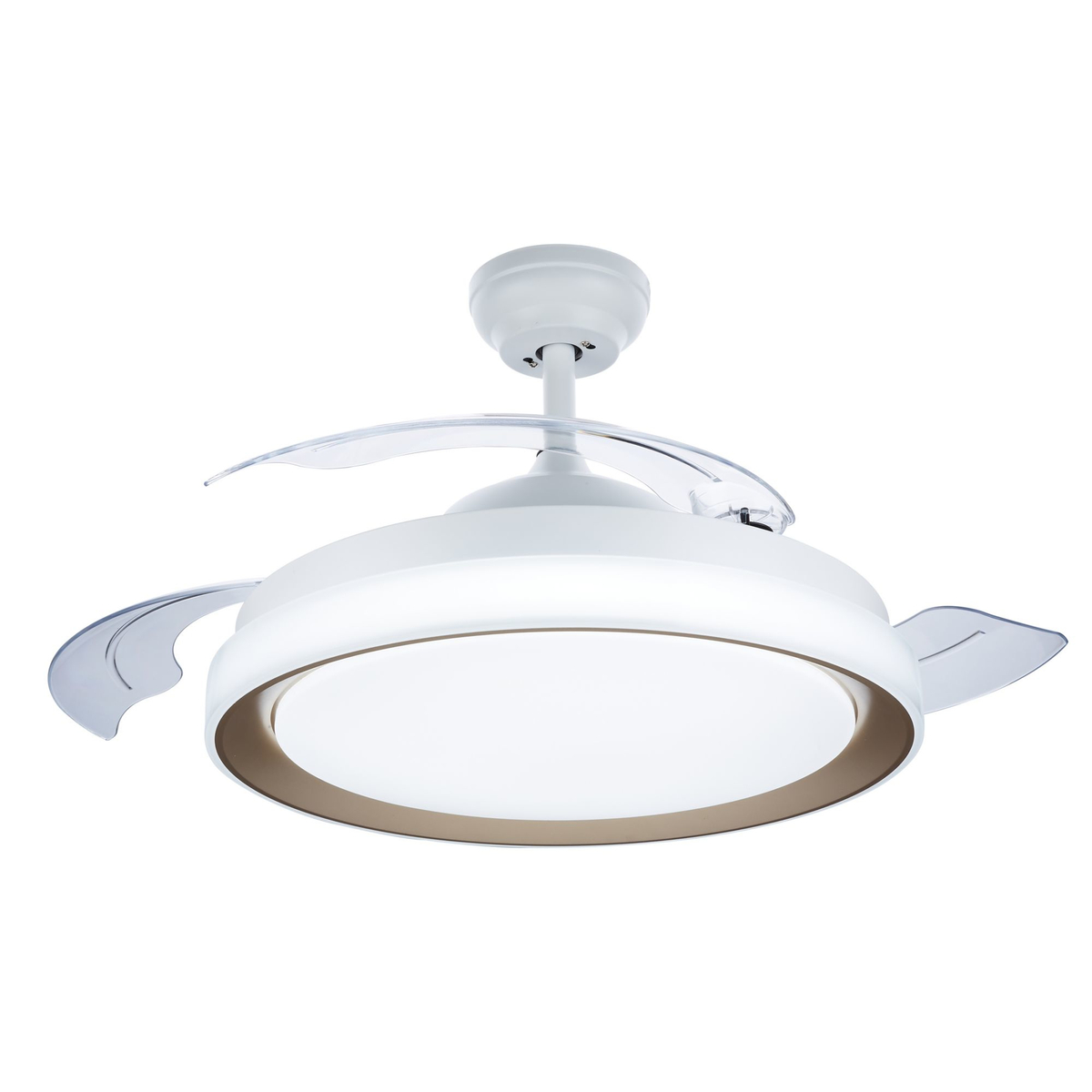 Bliss DC Fan ceiling 28W+35W TW Gold