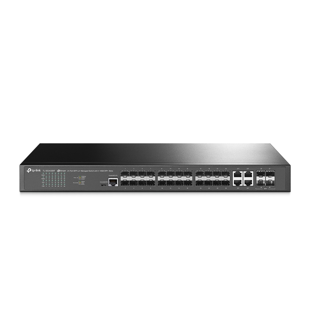 24-Port L2+ Managed Switch 4 10GE SFP+