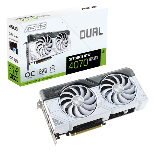 GPU NV 4070S DUAL O12G WHITE Fan