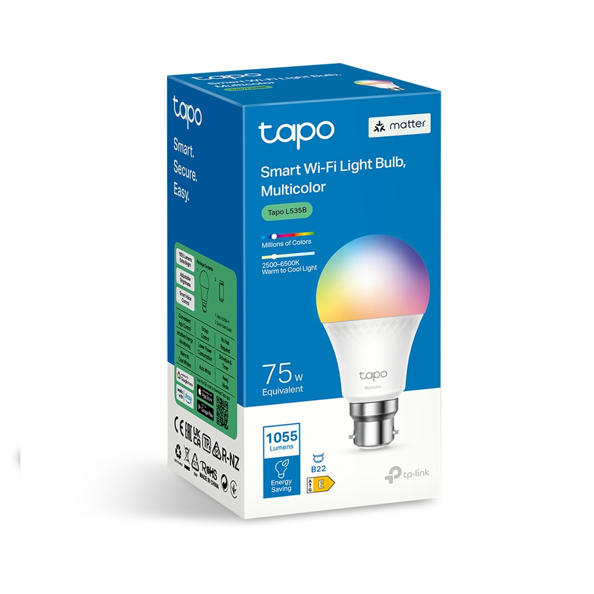 Smart Wi-Fi Light Bulb Multicolor