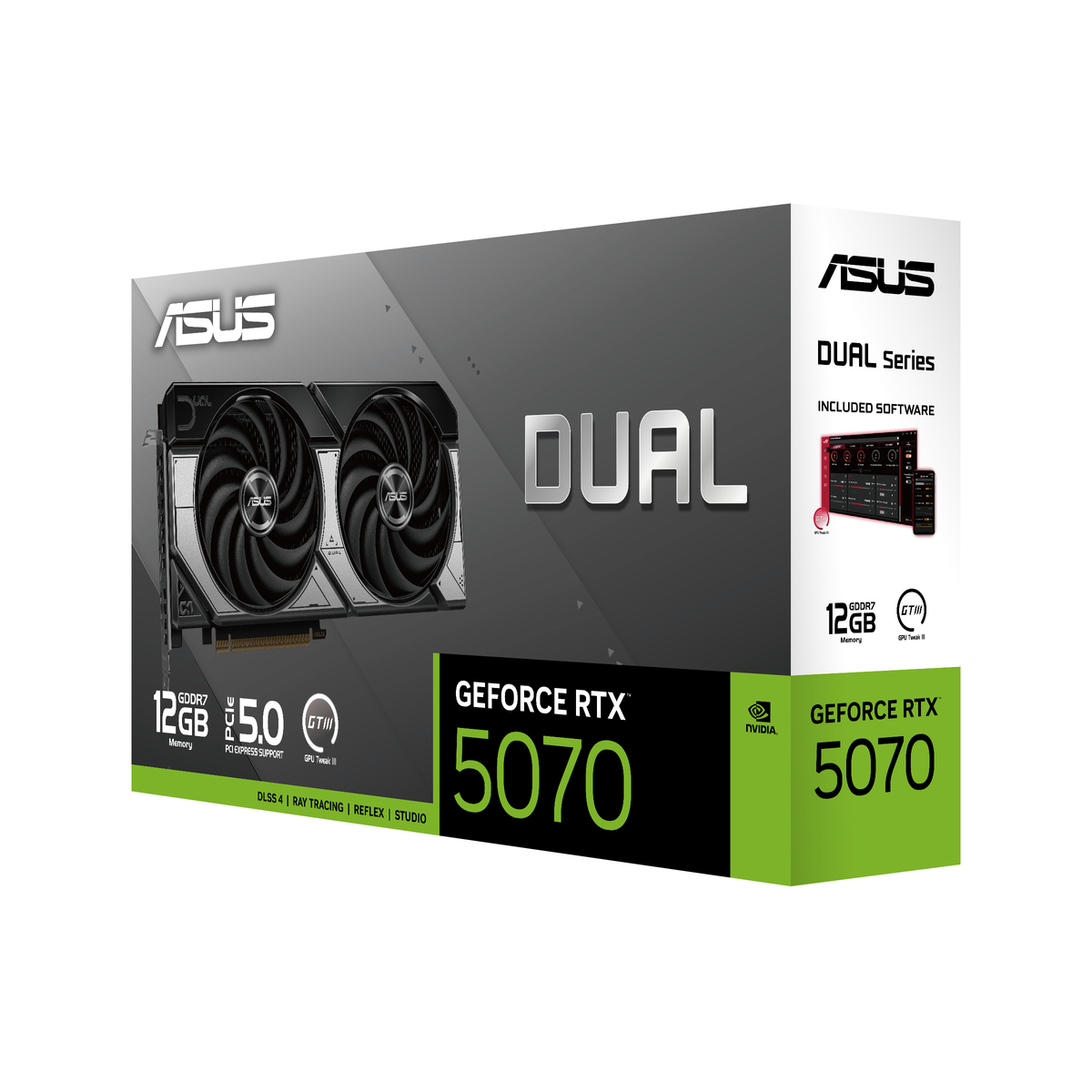 GPU NV 5070 DUAL 12G Fan