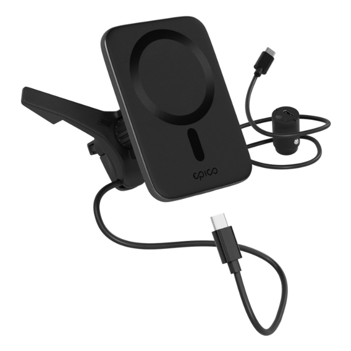 Mag+Ultrathin CarCharge Wireless-15W-Blk