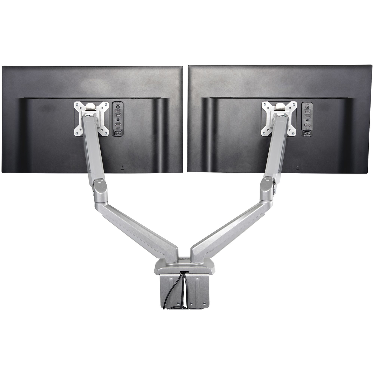 Desk Mount Dual Monitor Arm w/USB/Audio