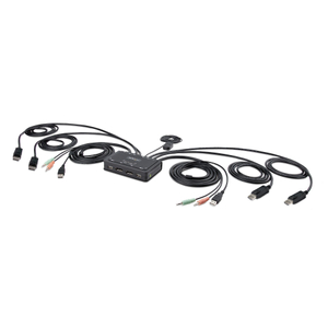 Startech, 2-Port Dual-Monitor Cable KVM Switch