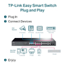 28-Port Gigabit Smart Switch 24Port PoE+