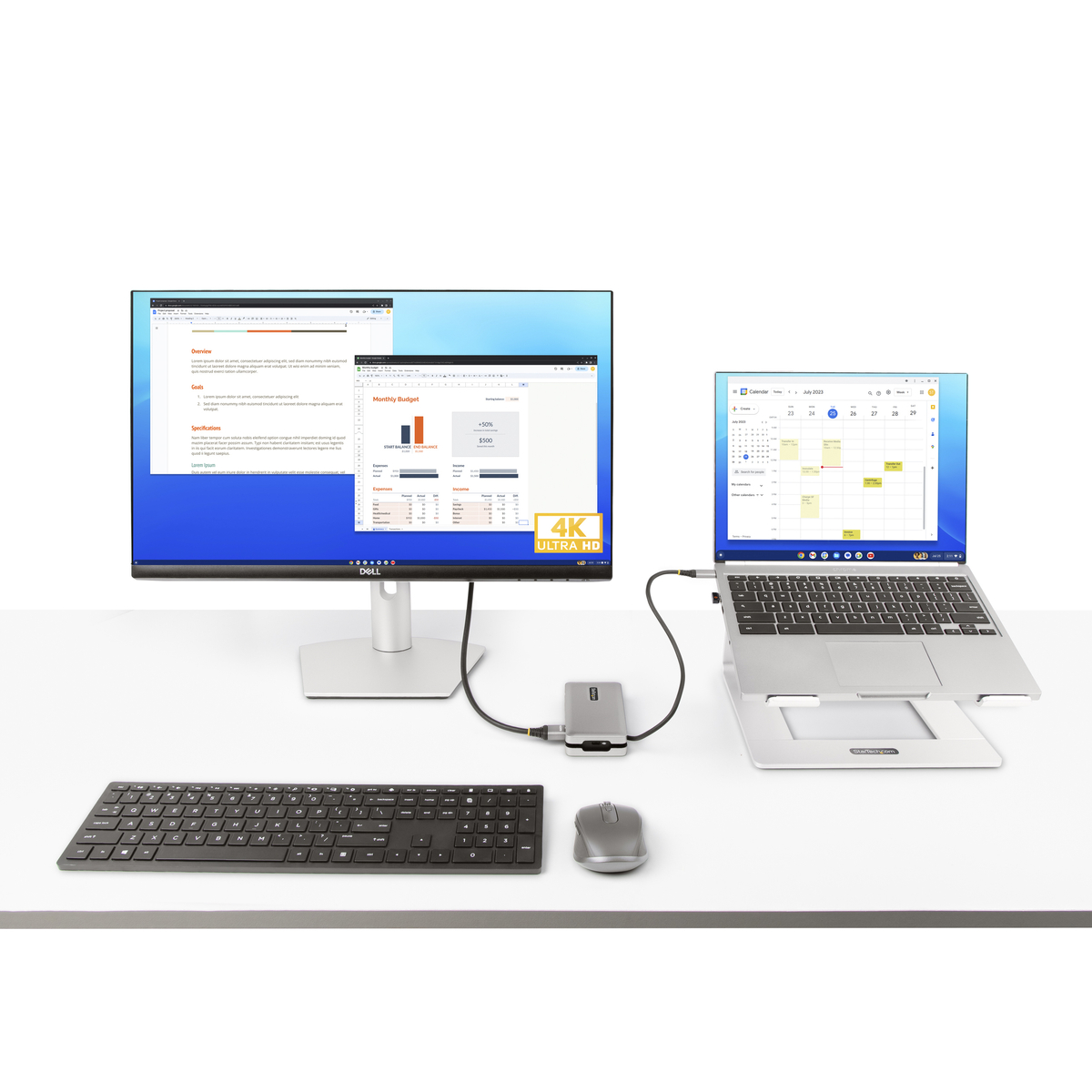 USB-C Multiport Adapter HDMI/VGA Hub