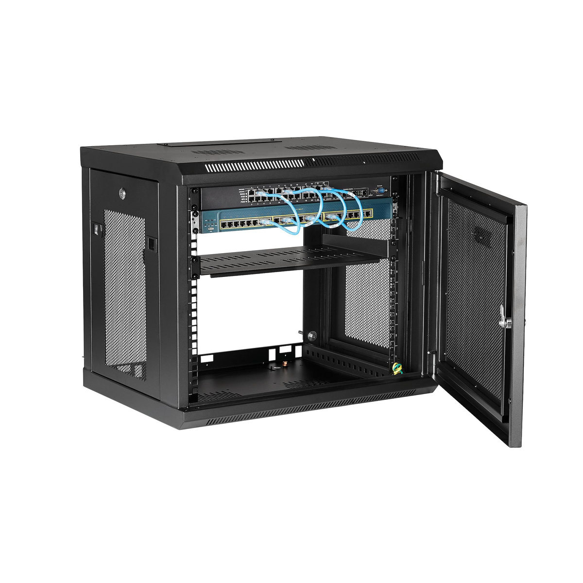 9U Wall-Mount Rack - 17 in. Deep