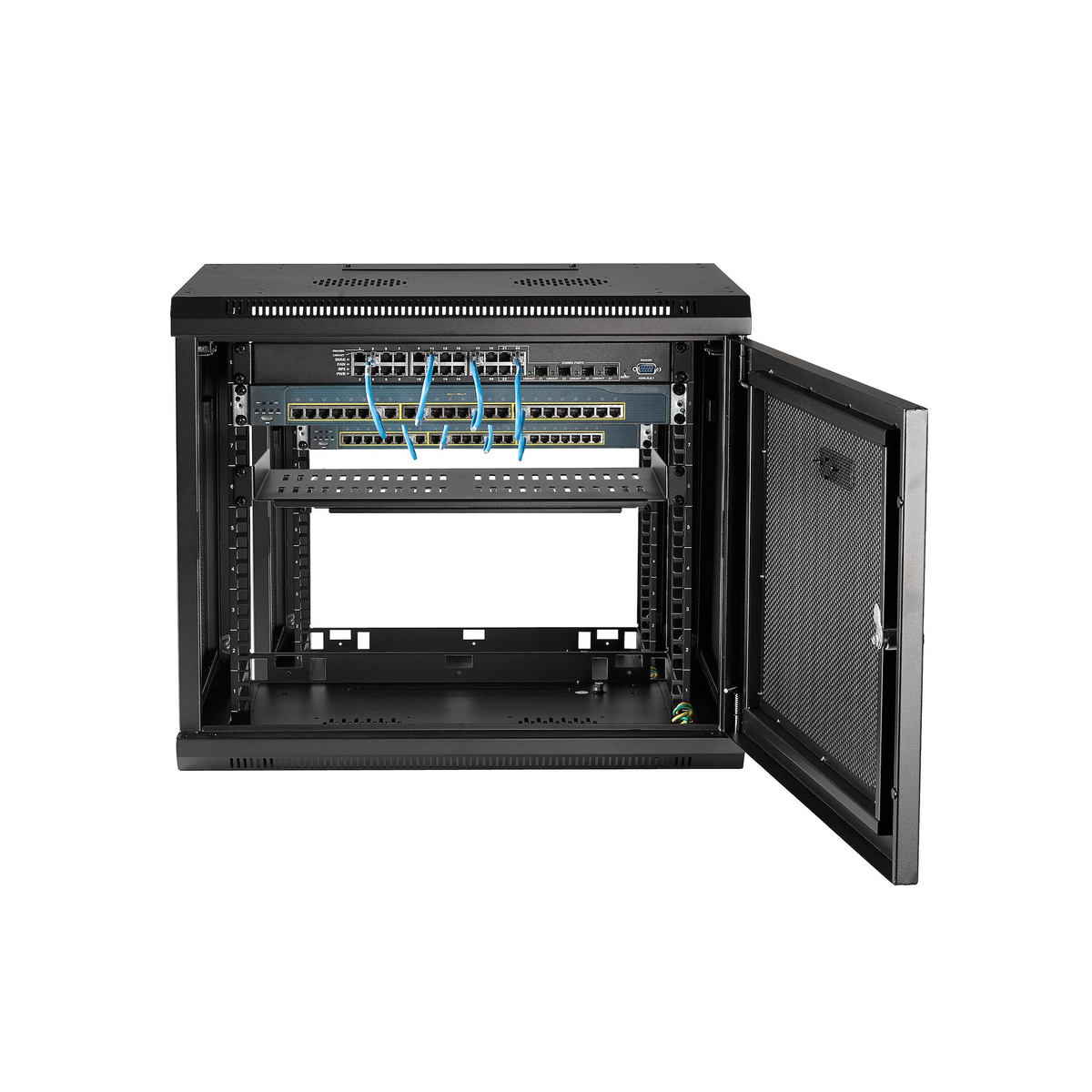 9U Wall-Mount Rack - 17 in. Deep