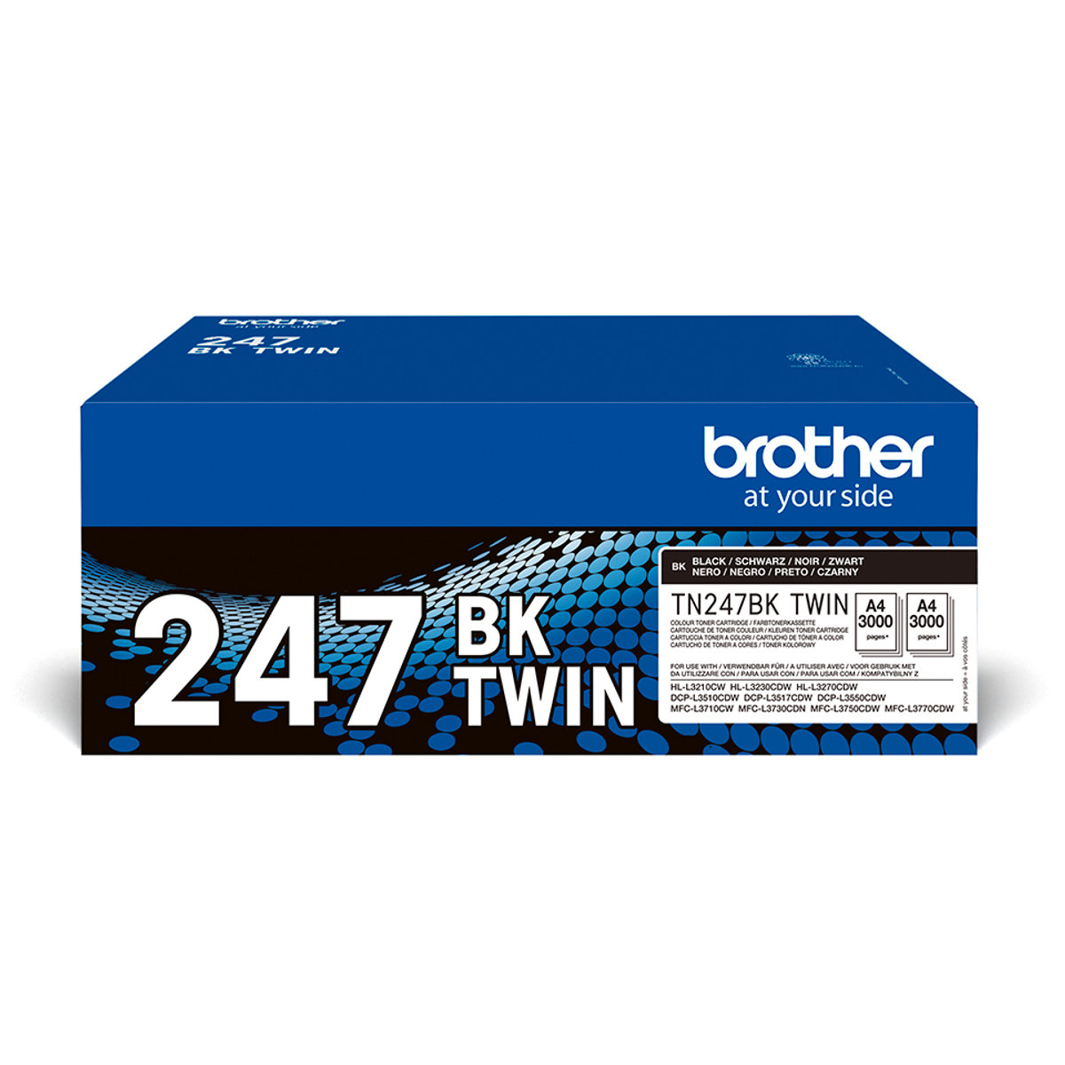 TN247BKTWIN Black 3k Pages Toner