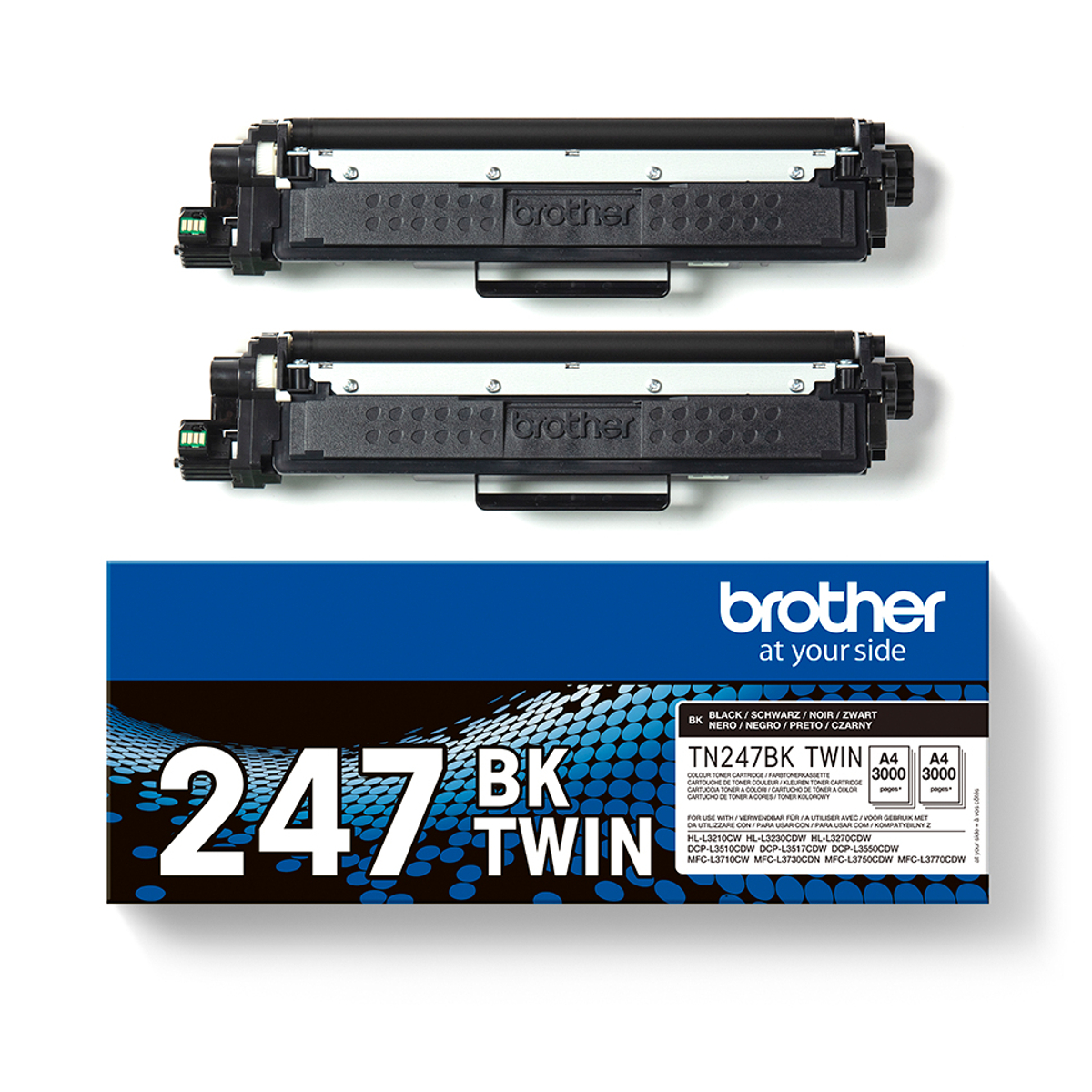 TN247BKTWIN Black 3k Pages Toner