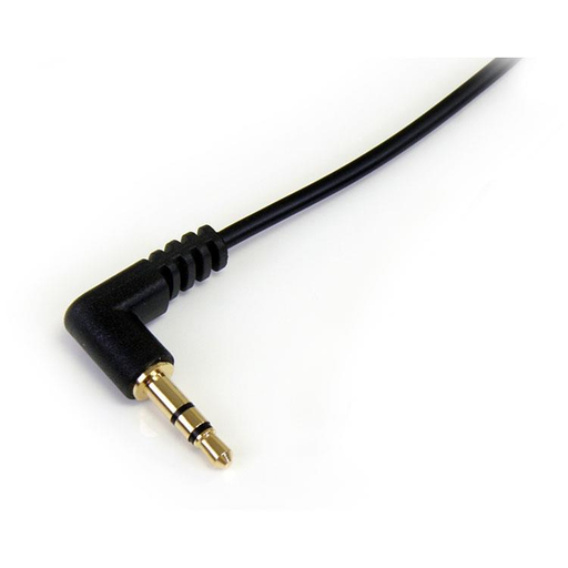 3ft Slim-Right Angle Stereo Audio Cable