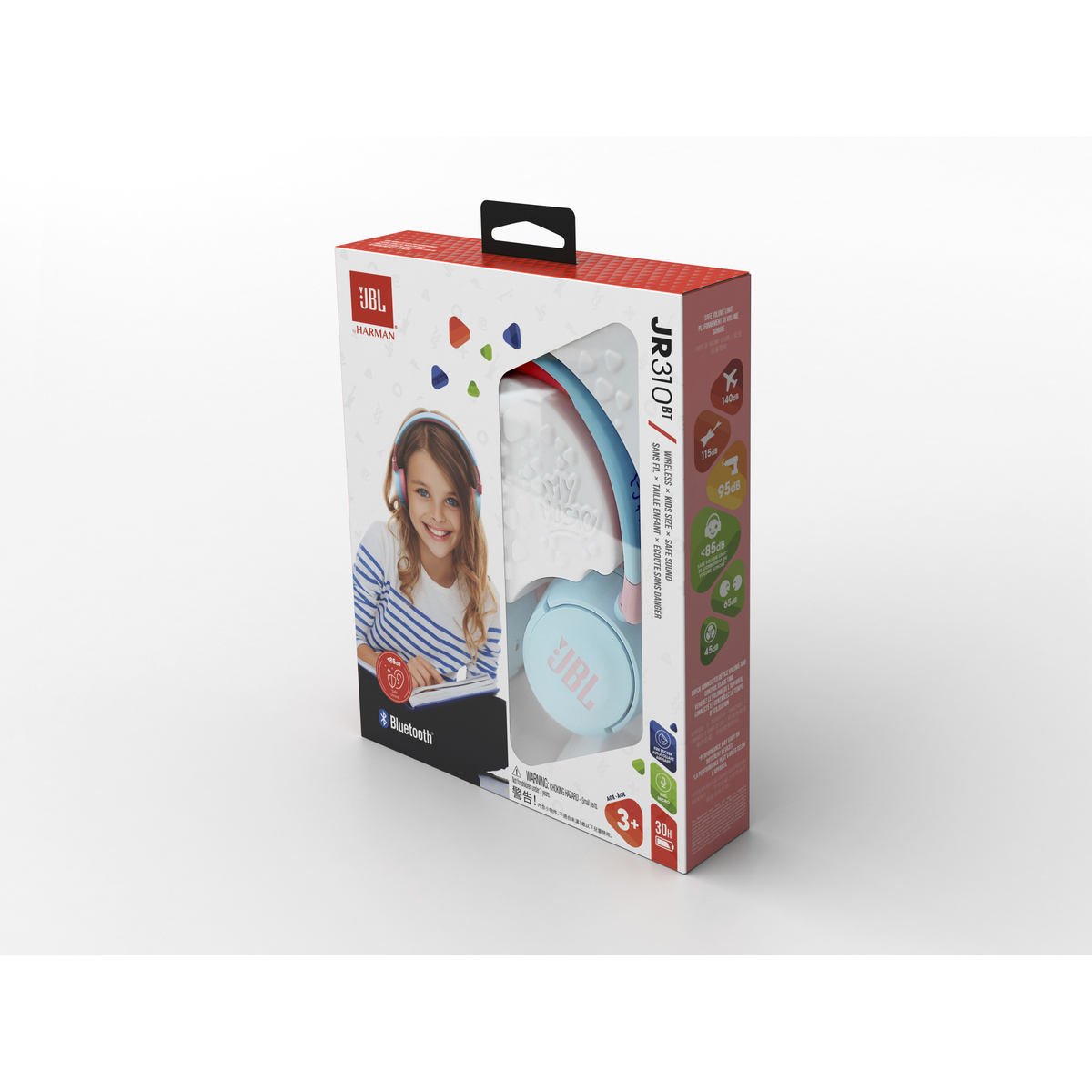 JBL Kids J310BT Headphones in Blue