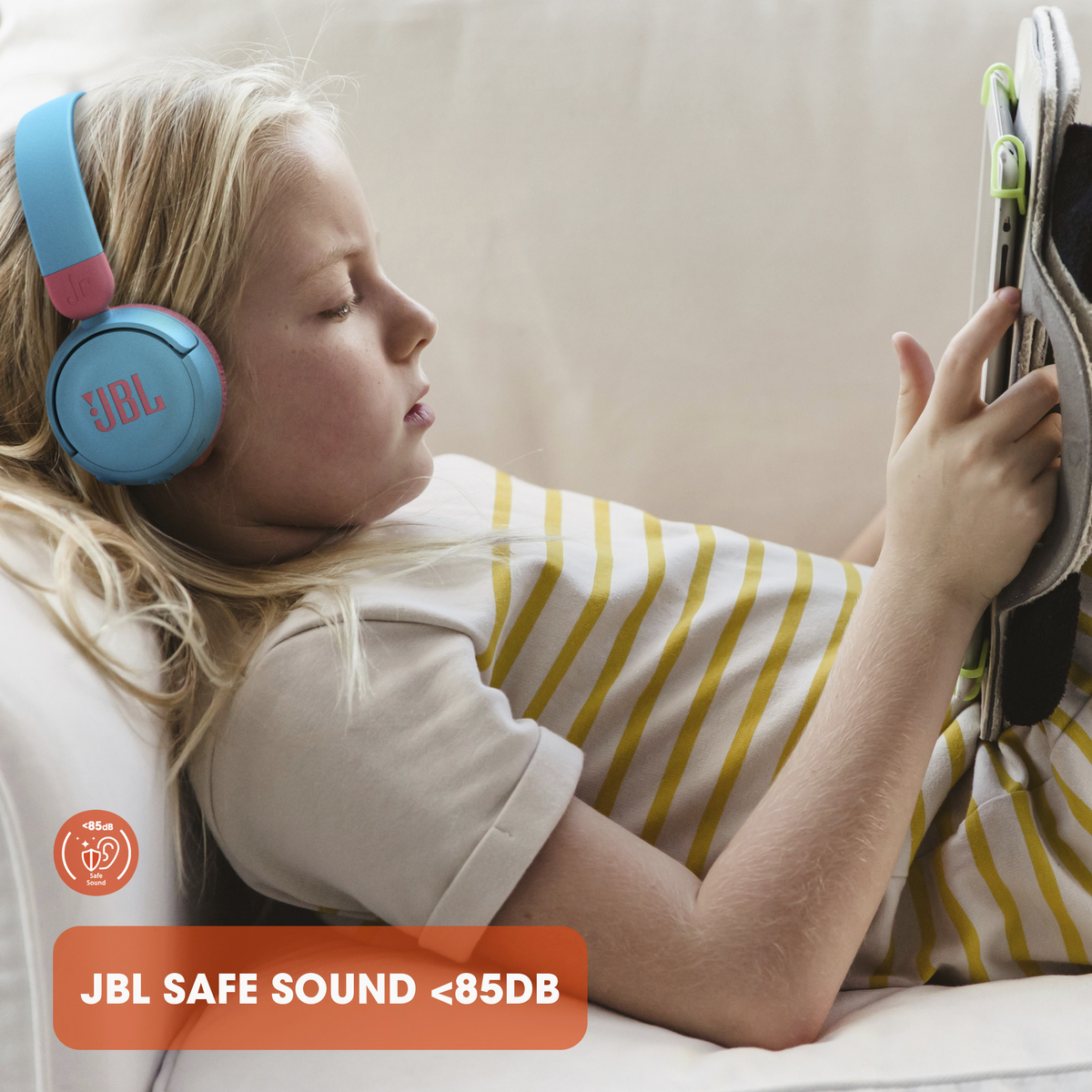 JBL Kids J310BT Headphones in Blue