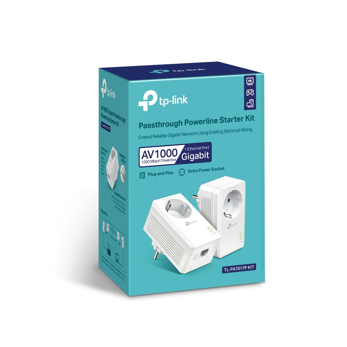 AV1000 Gigabit PT Powerline Starter Kit