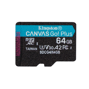 Kingston, Micro SDXC 64GB Canvas Go Plus w/o ADP